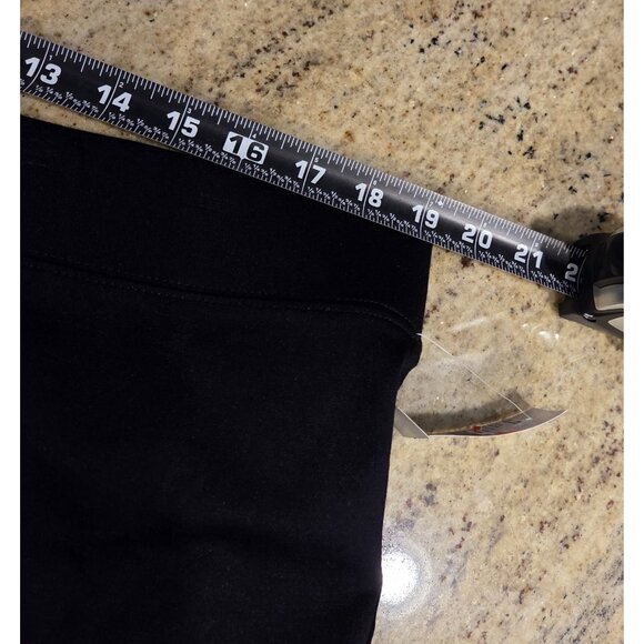 New! Catherines Plus Size 2XWP Ponte Knit Leggings Stretch Soft Smoothing Black - Picture 3 of 13